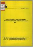 SOCIAL ECONOMIC BALANCE SYSTEM OF NANGGROE ACEH DARUSSALAM PROVINCE 2002