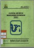 STATISTIK AIR MINUM PROVINSI NANGGROE ACEH DARUSSALAM 2001