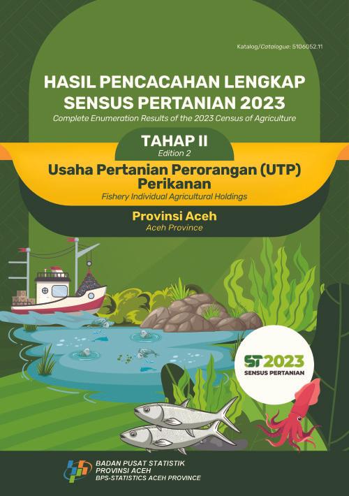 Hasil Pencacahan Lengkap Sensus Pertanian 2023 - Tahap II : Usaha Pertanian Perorangan (UTP) Perikanan Provinsi Aceh