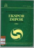 Statistik Perdagangan Luar Negeri Ekspor Impor Daerah Istimewa Aceh 1994