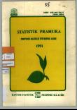 STATISTIK PRAMUKA PROVINSI DAERAH ISTIMEWA ACEH 1991