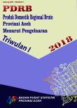 Gross Regional Domestic Product Of Aceh Province By Expenditure Quarterly I 2018