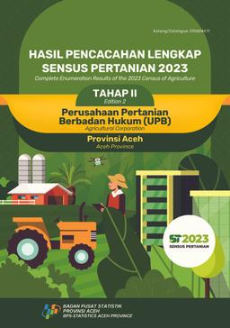 Hasil Pencacahan Lengkap Sensus Pertanian 2023 - Tahap II Perusahaan Pertanian Berbadan Hukum (UPB) Provinsi Aceh