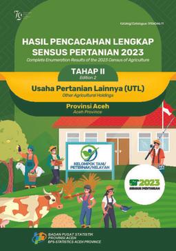 Hasil Pencacahan Lengkap Sensus Pertanian 2023 - Tahap II Usaha Pertanian Lainnya (UTL) Provinsi Aceh