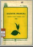 STATISTIK PRAMUKA PROVINSI DAERAH ISTIMEWA ACEH 1992