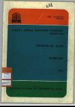 SURVEI SOSIAL EKONOMI NASIONAL (SUSENAS) PROVINSI DAERAH ISTIMEWA ACEH 1992