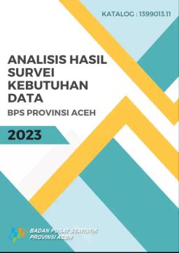 Analysis Of The Results Of The 2023 BPS Data Needs Survey For Aceh Province