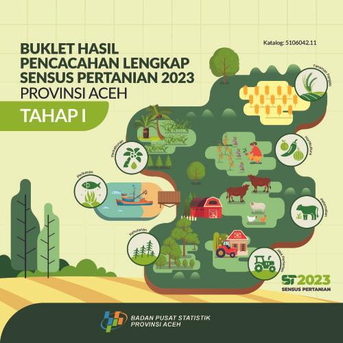 Booklet, Complete Enumeration Results of the 2023 Census of Agriculture - Edition 1 Aceh Province