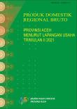 Gross Regional Domestic Product Of Aceh Province By Industry Quarterly II 2021