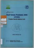 RESULTS OF THE 2000 POPULATION CENUS (SP2000) PROVINCE OF THE SPECIAL REGION OF ACEH