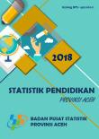 Statistics of Education in Aceh Province 2018