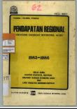 REGIONAL INCOME OF ACEH SPECIAL REGION PROVINCE 1983-1986