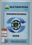 NILAI TUKAR PETANI PROVINSI NANGGROE ACEH DARUSSALAM 2006