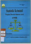 STATISTIK KRIMINIL PROVINSI DAERAH ISTIMEWA ACEH 1998